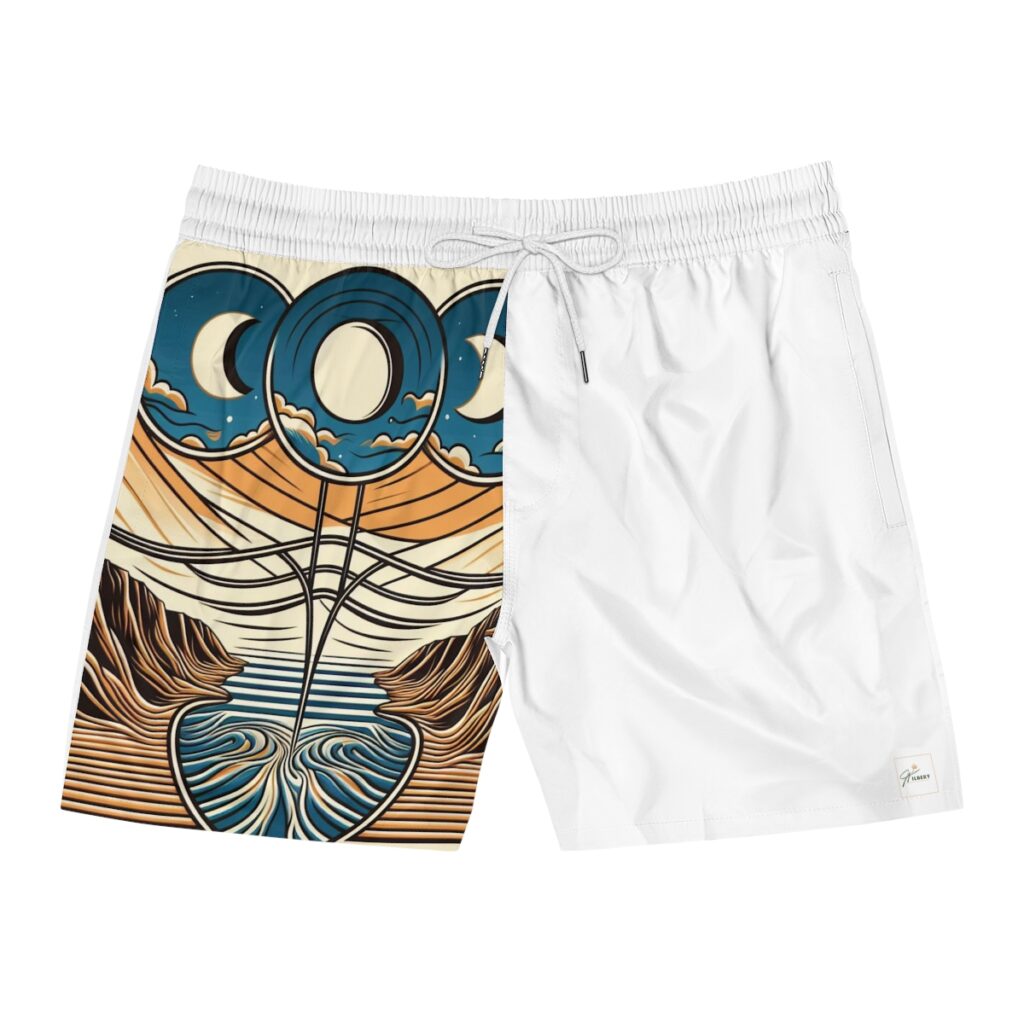 Men's Mid-Length Swim Shorts for Comfort and Style