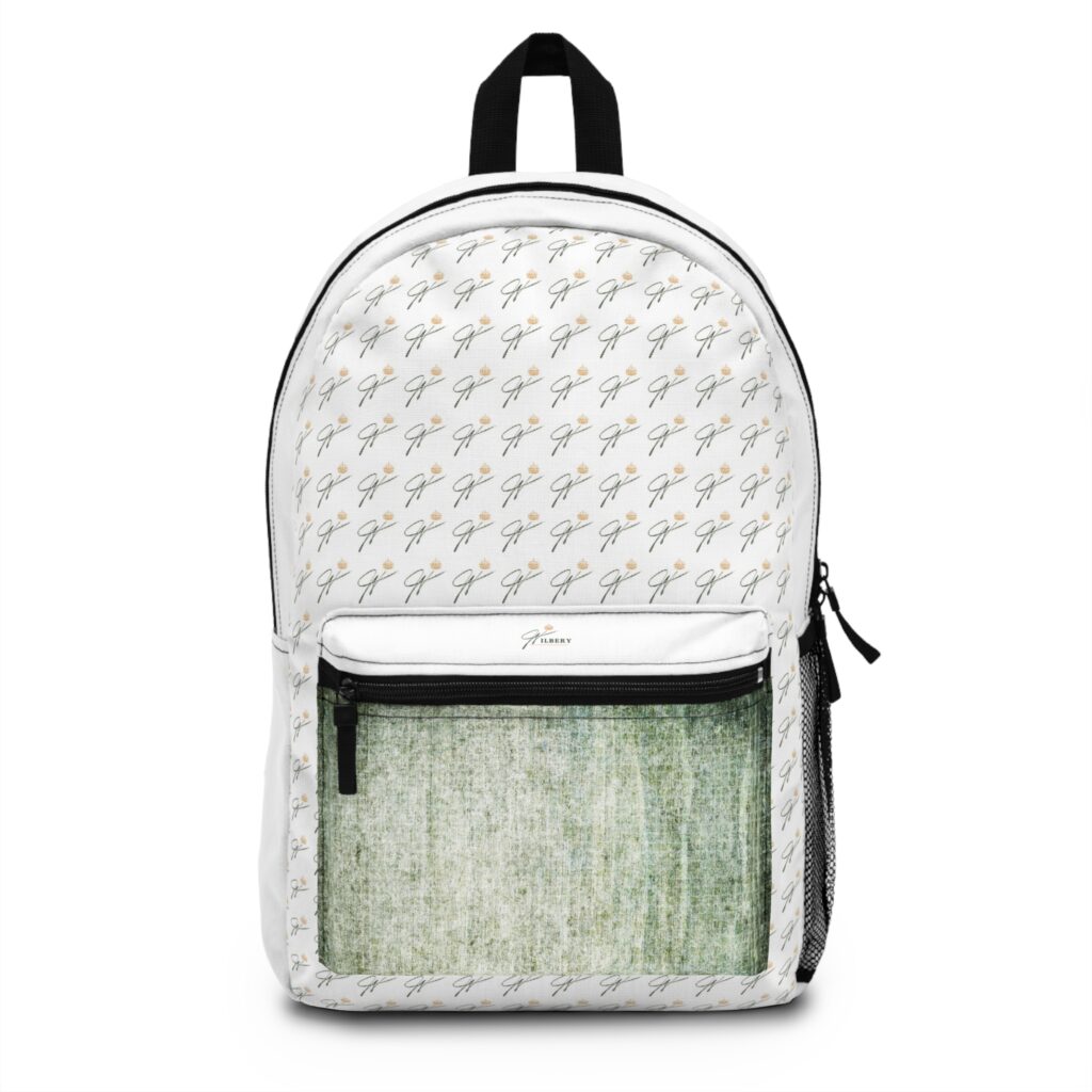 Roomy and durable polyester backpack with adjustable straps, perfect for everyday use and travel.